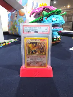 Pokemon Cards - PSA 9 1st Edition Blaine's Charizard 2/132 - Gym Challenge MINT - Image 1