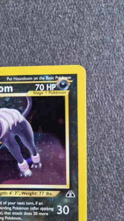 Houndoom 4/75 Holo Rare - Neo Discovery - 2001 WOTC Pokemon Card - LP/EX Vintage - Image 2