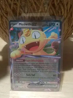 Meowth ex 62/88 Double Rare Pokemon Perfect Order ME03 NM - Image 1