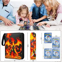 Pokemon Trading Cards Album 400 Cards Game Binder Book Collection Folder Holder - Image 2