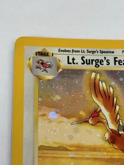Lt. Surge’s Fearow 7/132 Gym Heroes Holo Rare Lightly Played Pokemon Card - Image 4