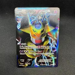 2013 Pokemon Team Plasma Giratina Full Art BW74 Black Star Promo NM - Image 1