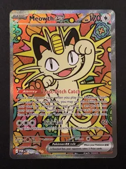 Meowth Ex 121/088 - Special Illustration Rare - Perfect Order - Pokemon TCG 3 - Image 1