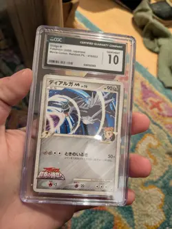 POP 10) CGC 10 GEM MINT Pokemon Dialga M 016/022 Movie Comm. Pack Promo Japanese - Image 2