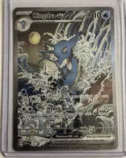 Pokemon TCG Shrouded Fable Scarlet and Violet Kingdra EX 131 Promo NM - Image 1