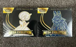 Pokemon Mega Evolution Elite Trainer Boxes Set Of 2 Gardevoir And Lucario - Image 1