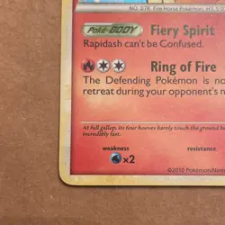 Pokemon Rapidash 8/102 Triumphant Reverse Holo Rare Stage 1 90HP English - Image 5