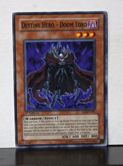 Yugioh Destiny Hero - Doom Lord EOJ-EN001 Unlimited - Image 1
