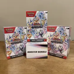 Pokemon TCG Scarlet & Violet Prismatic Evolutions Booster Bundle Factory Sealed - Image 1