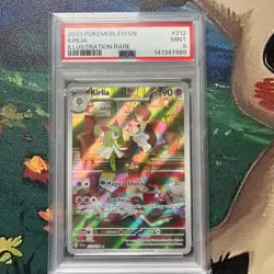 Pokemon Kirlia 212/198 Illustration Rare Full Art Scarlet & Violet PSA 9 - Image 1
