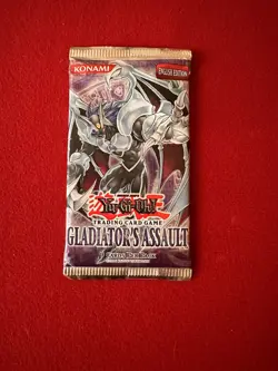 Yugioh Gladiator's Assault Unlimited Edition Booster Pack Factory Sealed! - Image 1