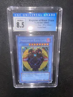 Yu-Gi-Oh! Magician of Black Chaos PP01-EN001 Premium Pack 2007 CGC 8.5 Secret - Image 1