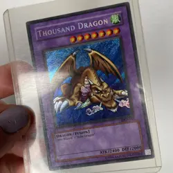 YuGiOh Thousand Dragon MRD-143 Secret Rare KONAMI [Very Good] - Image 3