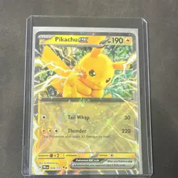 Pokemon Pikachu Ex 028/131 Sv: Prismatic Evolutions Double Rare Holo 190 HP - Image 1