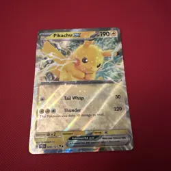 Pokemon TCG Pikachu Ex 028/131 Prismatic Evolutions Holo Double Rare NM Card - Image 1
