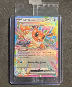 Eevee ex #075/131 - Prismatic Evolutions Stamp - Rare Promo Pokemon Sealed - NM - Image 1