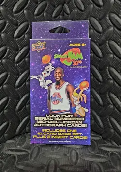 2026 Upper Deck - Space Jam 30th Anniversary Card Hanger Box SEALED JORDAN AUTOU - Image 1
