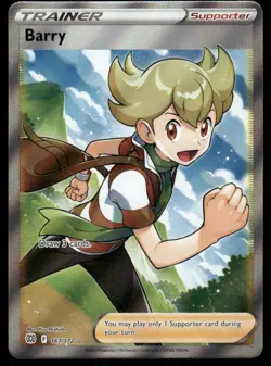 Pokemon Cards Barry 167/172 Brilliant Stars Rare Ultra NM - Image 1