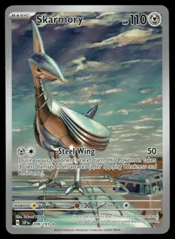 Pokemon Cards Skarmory 209/191 Surging Sparks Illustration Rare NM - Image 1
