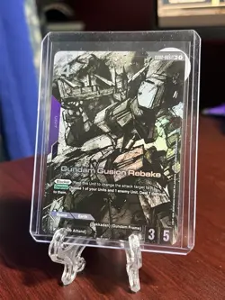 Gundam Gusion Rebake Unit LR+ Blocker Deploy G002-055 English Gundam Card Game - Image 1
