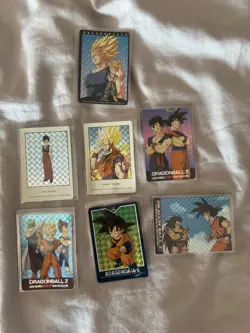 Bandai Dragon Ball Z TCG 14 Card Lot: Hero Collection, Quiz, Goku, Vegeta, JP - Image 1