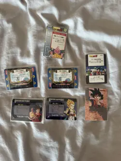 Bandai Dragon Ball Z TCG 14 Card Lot: Hero Collection, Quiz, Goku, Vegeta, JP - Image 2