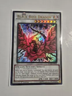 Yugioh Black Rose Dragon DUDE-EN010 Ultra Rare 1st Ed - NM - Image 1
