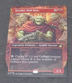 Krenko, Mob Boss (Anime Borderless) Ravnica Remastered Regular Rare - Image 2
