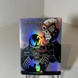 Infernal Grasp Borderless Foil #18 Mythic MTG Spider-Man Eternal-Legal MAR EN NM - Image 1