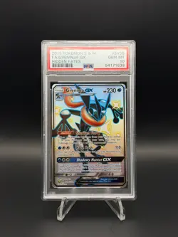 2019 Pokemon Hidden Fates Greninja GX SV56 PSA 10 GEM MINT Shiny Vault Full Art - Image 1