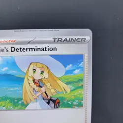 Pokemon TCG Error Miscut Lillie's Determination 119/132 Mega Evolution Near Mint - Image 5