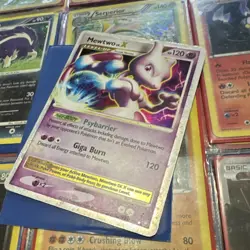 Mewtwo LV.X 144/146 Legends Awakened Holo Ultra Rare 120 HP Level Up Pokemon TCG - Image 1