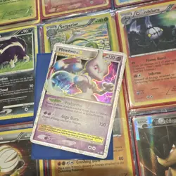 Mewtwo LV.X 144/146 Legends Awakened Holo Ultra Rare 120 HP Level Up Pokemon TCG - Image 2