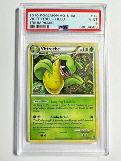 PSA 9 Mint Victreebel Holo 2010 Pokemon HG & SS Triumphant #12 - Image 1