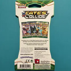 Pokemon XY Fates Collide Booster Pack Sleeved Sealed 2016 Mega Alakazam Artwork - Image 2