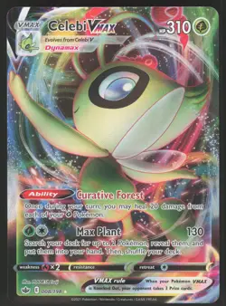 Celebi VMAX 008/198 Ultra Rare Pokemon TCG Chilling Reign NM - Image 1