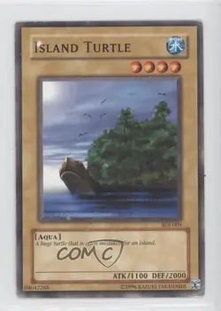 Island Turtle 1st Ed. YuGiOh Starter Deck Joey #SDJ-005 2003 READ - Image 1