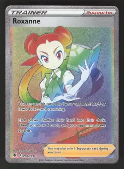 Roxanne 206/189 Pokemon TCG SWSH10: Astral Radiance NM - Image 1
