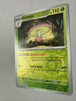 Pokemon TCG * SV Surging Sparks * 009/191 Shiinotic Uncommon * REVERSE HOLO * NM - Image 2