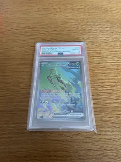 Pokemon Iron Leaves ex PSA 10 Temporal Forces Special Illustration 203/162 - Image 1