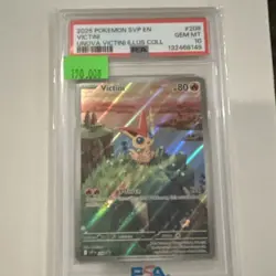 Pokemon Victini 208 Sv: Scarlet & Violet Promo Full Art Holo Promo PSA 10 - Image 3