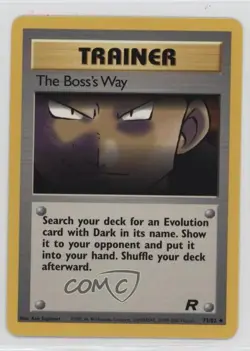 The Boss's Way Pokemon Team Rocket #73 2000 - Image 1