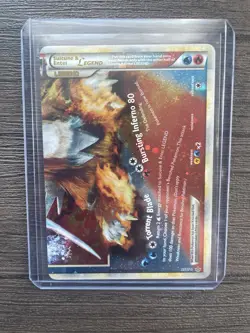 Pokemon Suicune & Entei LEGEND 95/95 – Secret Rare – HGSS – Holo English - Image 1
