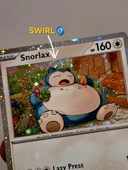 Pokemon COSMO SWIRL🌀 SNORLAX Black Star Promo-HOLO~NM - Image 1