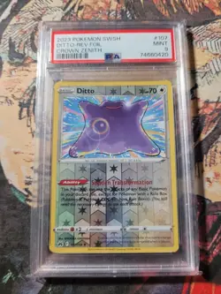 2023 Pokemon Crown Zenith Reverse Ditto PSA 9 - Image 1
