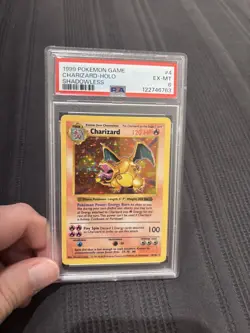 Pokemon 1999 Base Shadowless Charizard 4/102 PSA 6 - Image 2