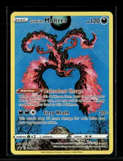 Pokemon 2023 Crown Zenith Galarian Moltres #SWSH284 - Image 1