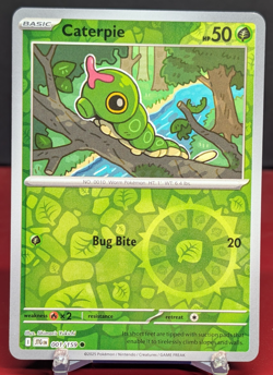 Pokemon Caterpie #001/159 English Journey Together Reverse Holo - Image 1