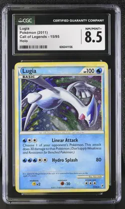 CGC 8.5 Lugia 2011 Call of Legends 15/95 Holo Pokemon Card psa - Image 1