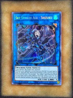 Yugioh Sky Striker Ace - Shizuku MP19-EN258 Secret Rare 1st Ed NM - Image 1